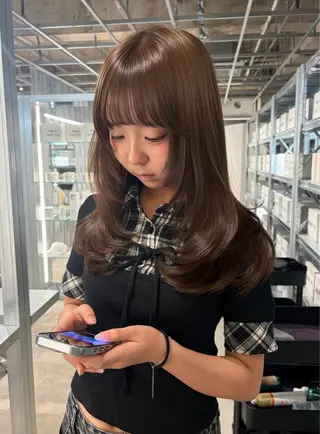 セミロング カラー ダブルカラー/レイヤ ーカット 🤍ゆきなのヘアスタイル