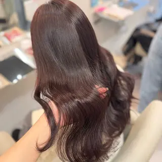 ロング ハイトーン/韓国 ヘア momo˚✧₊のヘアスタイル