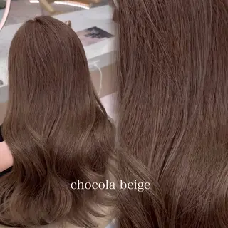 ロング カラー レイヤー/ブリなしW /艶髪/美玖のヘアスタイル