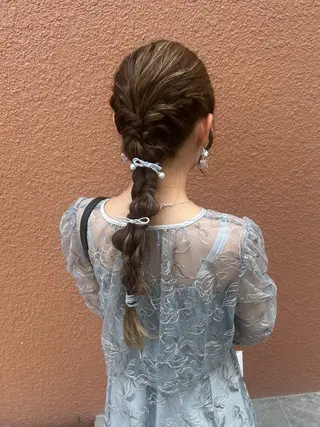 ヘアアレンジ ボブ/レイヤー ナカミネアキナのヘアスタイル