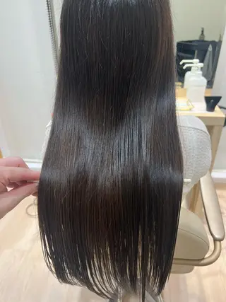 ロング カラー 外国人対応 佐久間のヘアスタイル