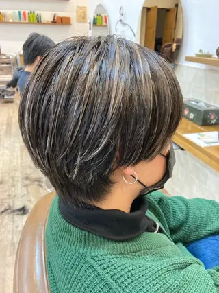 ショート カラー メンズ カット特化型 美容師/栗本のヘアスタイル
