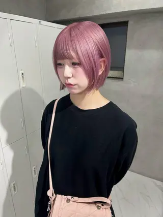カラー Akari🧬レイヤ ー/ハイトーン/天神のヘアスタイル