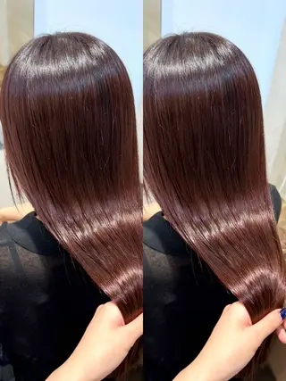 ロング カラー Hanon 掛水 美桜のヘアスタイル