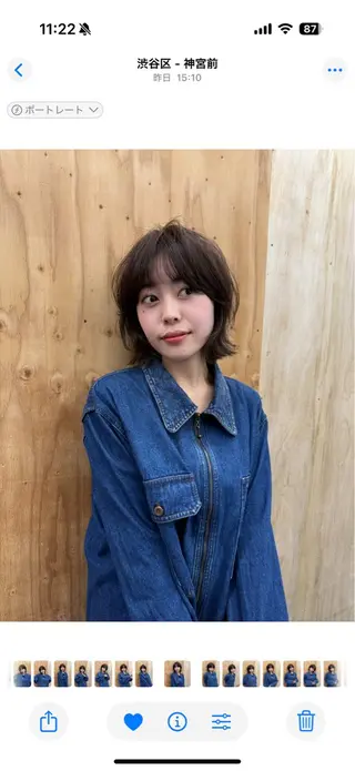 ミディアム パーマ 平沼 祐哉/パーマのヘアスタイル