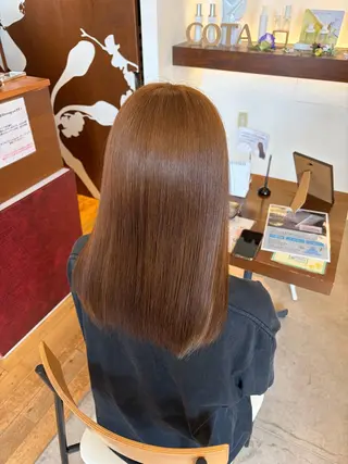 ロング 髪質改善カラー 貝本 遥那 🧸⸝⋆*のヘアスタイル