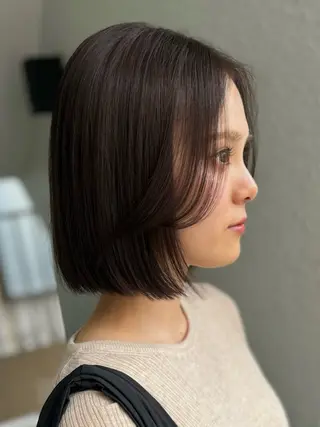 ショート カラー レイヤーカット 鈴木駿介のヘアスタイル