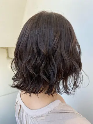 ミディアム ハイトーンカラー 🦋yuri🦋のヘアスタイル