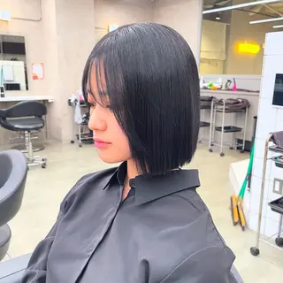 カラー ヘアアレンジ 🖤艶髪／髪質改善 横浜美容室／ゆりのヘアスタイル