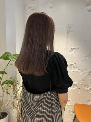ロング 透明感カラー♡ 岡部瑠里のヘアスタイル