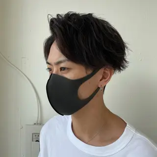 カラー メンズ 川上 紗也加のヘアスタイル