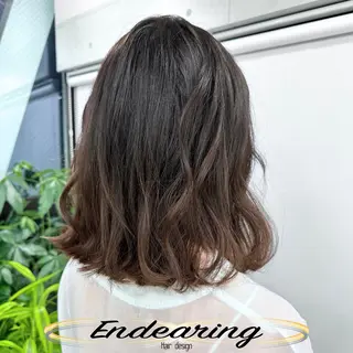 パーマ Endearing 銀座/レイヤーカットのヘアスタイル