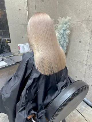ロング カラー ⭕️ダメージレス特化 髪質改善🥇丸山憲人のヘアスタイル