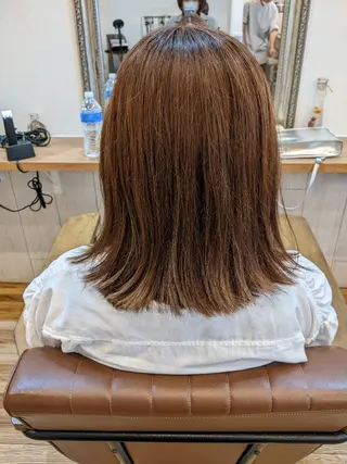 セミロング 【泉中央】CLASS 中村のヘアスタイル