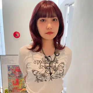 ミディアム 似合わせカット🫧/ パーマ🥇/KIBEのヘアスタイル