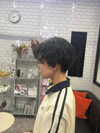 ショート パーマ 友滝 真菜美のヘアスタイル