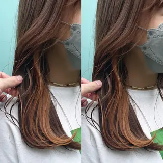 ロング カラー 髪質改善🪄 イルミナカラー岩谷のヘアスタイル