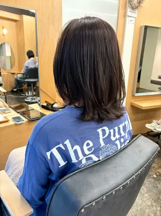 ミディアム カラー 美空🐇 レイヤー / 透明感カラー🩰のヘアスタイル