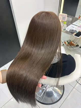 ロング カラー 新宿/韓国ヘア 中明度カラー/かやのヘアスタイル
