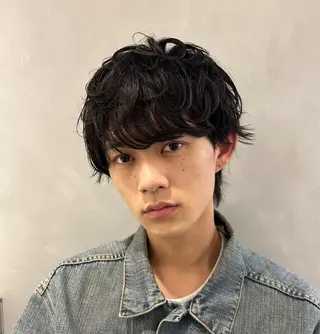 パーマ メンズ メンズ清潔感のプロ 💈メンズパーマ藤田のヘアスタイル