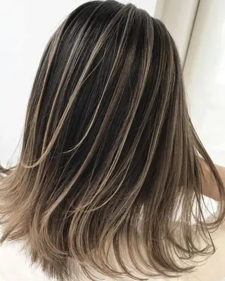 ミディアム ✨髪質改善カラー✨ ストレート☔脇田のヘアスタイル