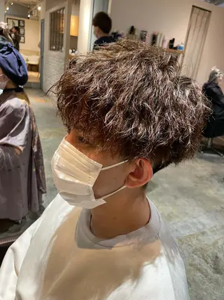 パーマ メンズ 優真/難波で 1番パーマが上手いのヘアスタイル