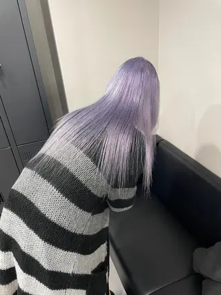 セミロング カラー ボブ/レイヤーカット 縮毛矯正/コウキ新宿のヘアスタイル