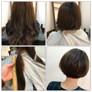 ロング 大山 雅矢のヘアスタイル