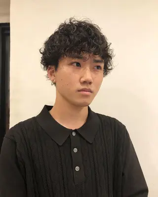 パーマ ヘアアレンジ メンズ メンズ特化✂️栗原 侑也のヘアスタイル