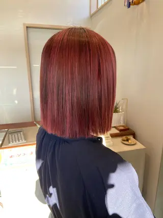 ミディアム カラー 石田 俊介のヘアスタイル