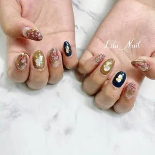 ネイル モチの良さ◉ フィルインネイル♡のネイルデザイン