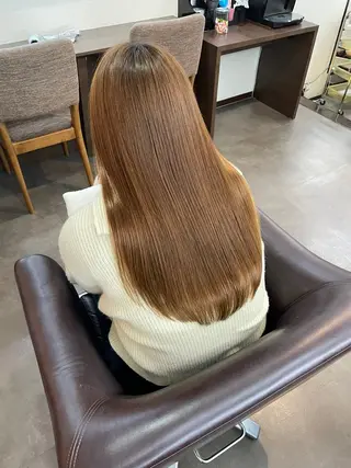 ロング 堀 綾花のヘアスタイル