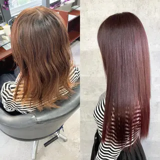 ロング 外れにくいエク💚 EST梅田TAKIのヘアスタイル