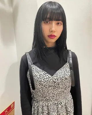 ミディアム カラー 村上雅人 ナチュラルモードのヘアスタイル