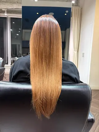 ロング 川津 夕奈のヘアスタイル
