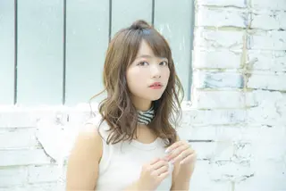 ミディアム カラー パーマ 髪質改善/縮毛矯正/ ボブ/槌矢圭悟のヘアスタイル