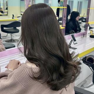 カラー 透明感🍃韓国風赤み 消し/トレンドカラーのヘアスタイル