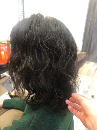 ミディアム パーマ メンズ リリー /Men's/パーマのヘアスタイル