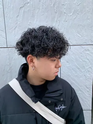 ショート パーマ メンズ パーマ支持率No.1 店長❤️‍🔥安成弾のヘアスタイル