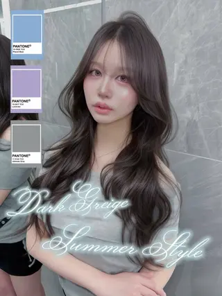 ロング カラー 🩵ワンホンレイヤー 🩵あいりのヘアスタイル