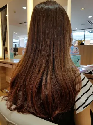 ロング カラー 髪質改善/ハイライト 小林秀樹のヘアスタイル
