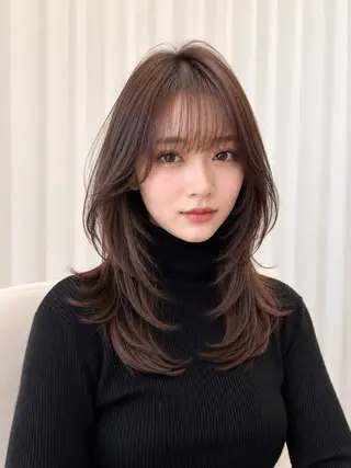 ロング カラー 💎レイヤー/韓国 💎石戸谷のヘアスタイル
