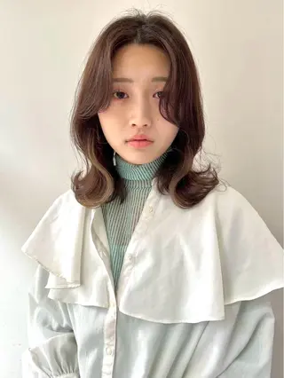 ミディアム Forte 山根 英明のヘアスタイル