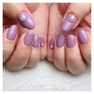 ミディアム ネイル 🐾enen style 🐾のネイルデザイン