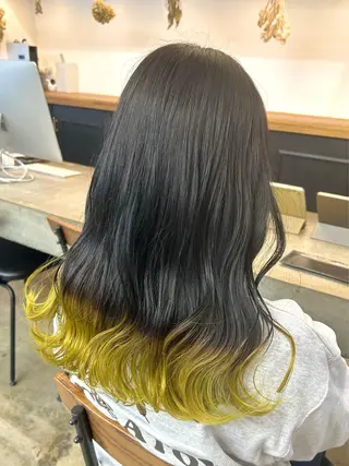 ロング カラー ヘアアレンジ 🎀暖色カラー🎀 ♡yurika♡のヘアスタイル