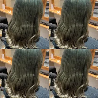 ミディアム カラー Minami. 🩵 再現性特化ヘアのヘアスタイル