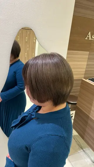 ショート カラー 【メンズパーマ✨️ 髪質改善矯正】岩城のヘアスタイル