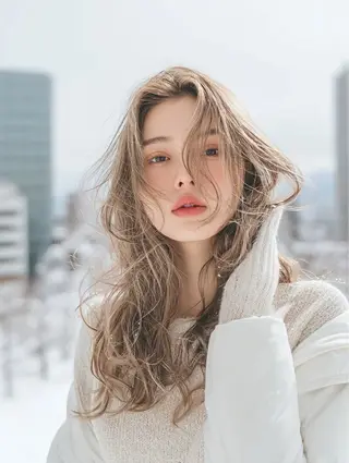 カラー Wカラー/アレンジ/ ブリーチ無しWカラーのヘアスタイル