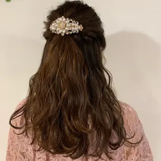 ロング ヘアアレンジ Sachiko ❤︎Pressのヘアスタイル