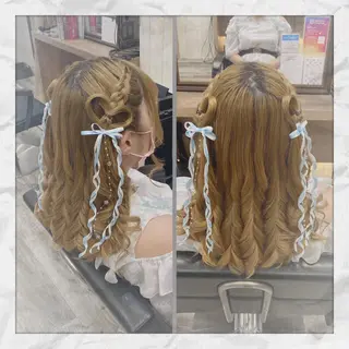 ロング ヘアアレンジ ヘアセット/着付け 𓇼 まつもと𓇼のその他イメージ